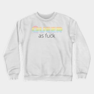 Gay lgbtq trans queer pride Parade rainbow gift Crewneck Sweatshirt